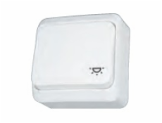 Tlačidlo osvetlenia Schneider Electric Prima biele - WDE001013