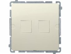 KONTAKTY-SIMON BASIC KRYTOVÁNÍ SINET ICT Socket RJ Keystone Flat Beige (BMPT/12)