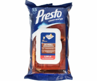 Presto 2in1 hadřík + čisticí kapalina pro dřevěný nábytek...