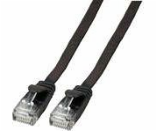 Síťový kabel EFB (UTP) Black Cat6a 3 m dlouhý (K8107SW.3)