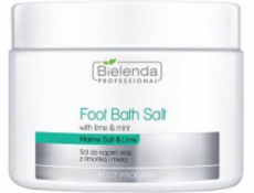 Bielenda Professional Foot Bath Salt s limetovou a mintovou nohou koupel s vápnem a mátou 600g