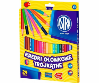 Astra Triangular Tužky tužky 24 barev (058993)