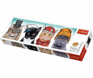 Puzzle 500 Elements Panorama - nadýchaný tím