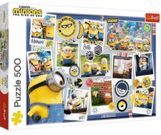 Trefl Puzzle 500EL Minions Crazy Photo Collection 37390 T...