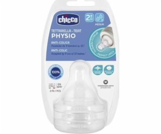 Chicco 20323-Smoczek Perfect5 Průměrný tok 2 m+ 2 ks
