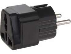 MacLean Adapter Travel Nest UK na EU Black (MCE155)