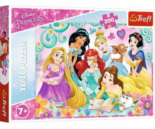 Trefl Puzzle 200el radostný svět princezny. Disney Prince...