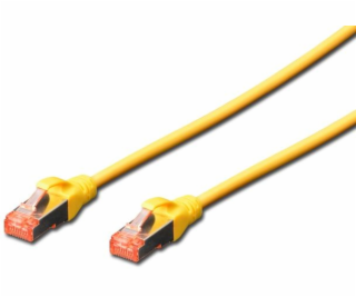 Digitus Patchcord Cat6, S-FTP, 0,5 m, žluté, 10 kusů (DK-...