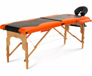 Dvojdielna masážna posteľ Bodyfit, dvojfarebná, čierna a ...