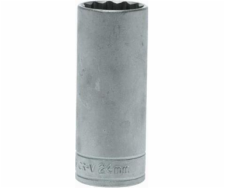 Teng Tools Dlhá 12-bodová nástrčka s 1/2 stopkou 24 mm