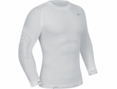 Pojistka mužů T -košile allseason megalight 200 s dlouhým rukávem bílá. Xxl
