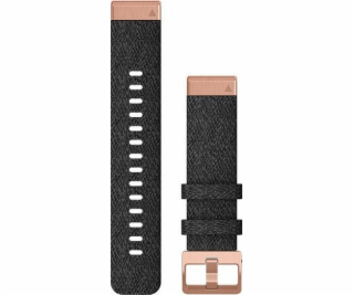 QuickFit 20 Material Belt (černá / růžová burz přezky) (0...