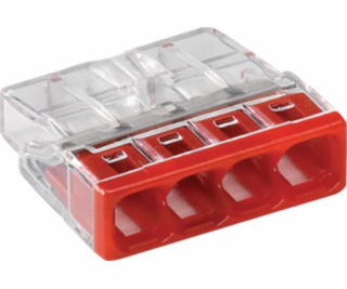 WAGO WAGGO WAGO 2273-204 4x0,5-2,5 mm2 červené 5 kusů