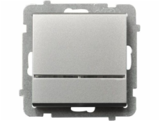 Ospel Control spínač Sonata 16AX IP20 matne strieborný (LP-12RS/m/38)
