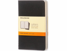 Moleskine sada 3 notebooků Moleskine Cahier Journals P (9x14cm) v řádcích