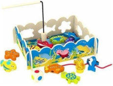 SMILY HRAJTE SMILY PRAY WOODEN RYBÁLNÍ HRA 3in1 Universal Stioter