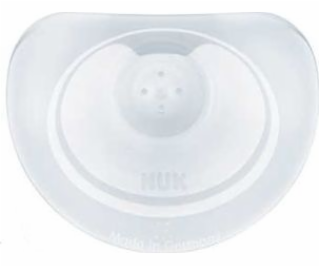 NUK silikonové bradavky bradavky kryty L 2 ks