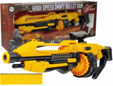 Leantoys baterie pistole kazety 82 cm rotační časopis žlutý časopis