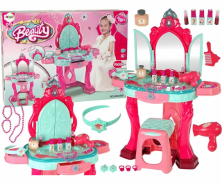 Import Leantoys Beauty Set Toaletný stolík so zrkadlom Li...