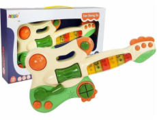 Lean Sport Interaktívna gitara Klavír pre deti Zvuk Svetlo zelená (8502)