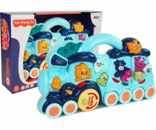 Leantoys Interaktivní hračka pro děti Locomotive Sounds B...