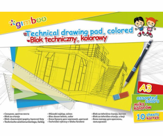 Gimboo Technical Block A3 10k Mix Colors