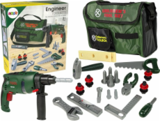 Import Leantoys Diy Set In Bag Drill Hammer Saw French Key