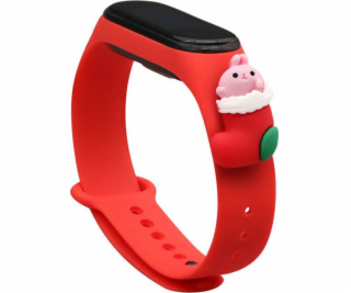 Vianočný silikónový náramok Hurtel Strap pre Xiaomi Mi Ba...