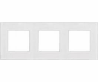 MacLean Glass Frame MacLean MCE731W Triple, White, 86x86mm