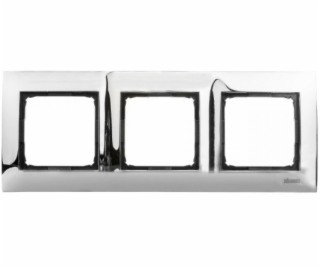 Kontaktní - Simon Triple Frame Simon54 Chrome - DR3/63