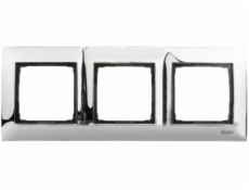 Kontaktní - Simon Triple Frame Simon54 Chrome - DR3/63