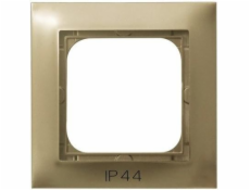 Ospel Single Impsion Frame pro kovové konektory IP-44 zlatých kovových konektorů (RH-1Y/28)