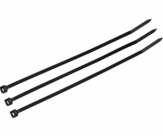 Páska stahovací 160x4,8 mm-100 ks černá