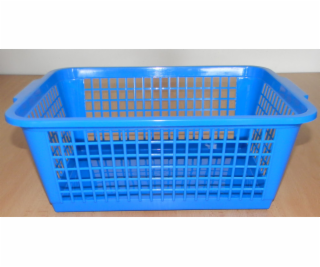 Košík 37,4x26x14,6 cm plast modrý
