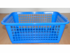 Košík 37,4x26x14,6 cm plast modrý
