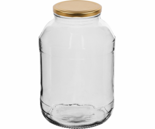 Sklenice zavařovací 4 l s víčkem 82 zlaté