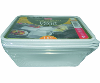 Dóza na potraviny do mrazničky 900 ml 3 ks