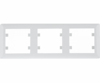 Hager Polo Triple Frame Lumina 2 White (WL5230)
