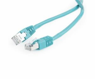Gembird patch kabel CAT5e, FTP, 0.5 m, zelený