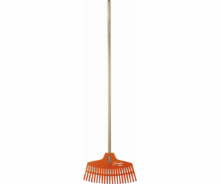 DEDRA Hrable na drevené rukoväte, PVC, 134 cm, fi 22