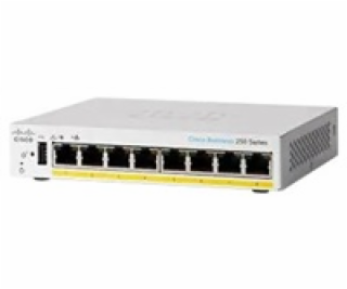 Cisco switch CBS250-8PP-D, 8xGbE RJ45, fanless, 45W, PoE ...
