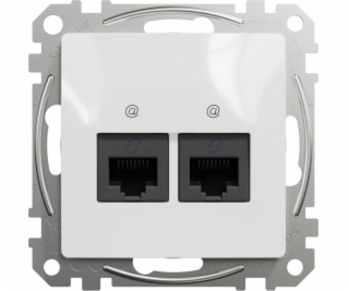 Schneider Electric Sedna Design Computer Socket 2xrj45 Ka...