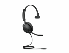 Jabra Evolve2 40 SE/Mono/USB-C/Drát/MS/Černá