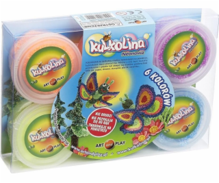 Kulkolina plastová hlina 6 farieb Neon