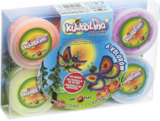 Kulkolina plastová hlina 6 farieb Neon