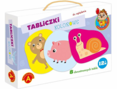 Farebné znaky sova múdra hlava
