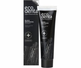 ECODENTA Ekologická čierna bieliaca zubná pasta s drevený...