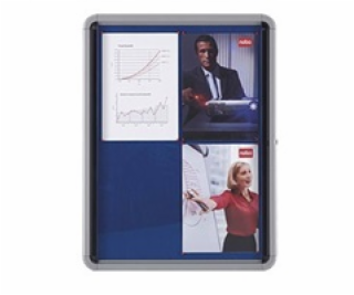 Vitrína AVELI informační modrá, 15xA4