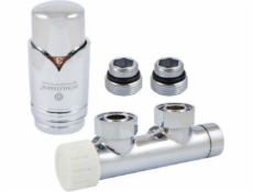 Schlosser Duo-Plex Set 3/4 x M22 x 1,5 mm úhlový chrome + nypel 2 ks (612100007)