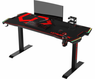 Ultradesk Force červený Herný stôl - 166x70 cm, 76.5 cm, ...